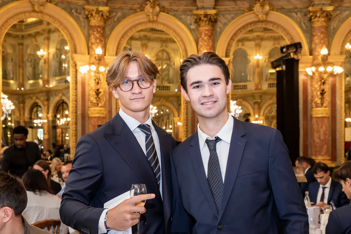 Pierre-Louis Mercier et Paul au dîner du Chinese Business Club