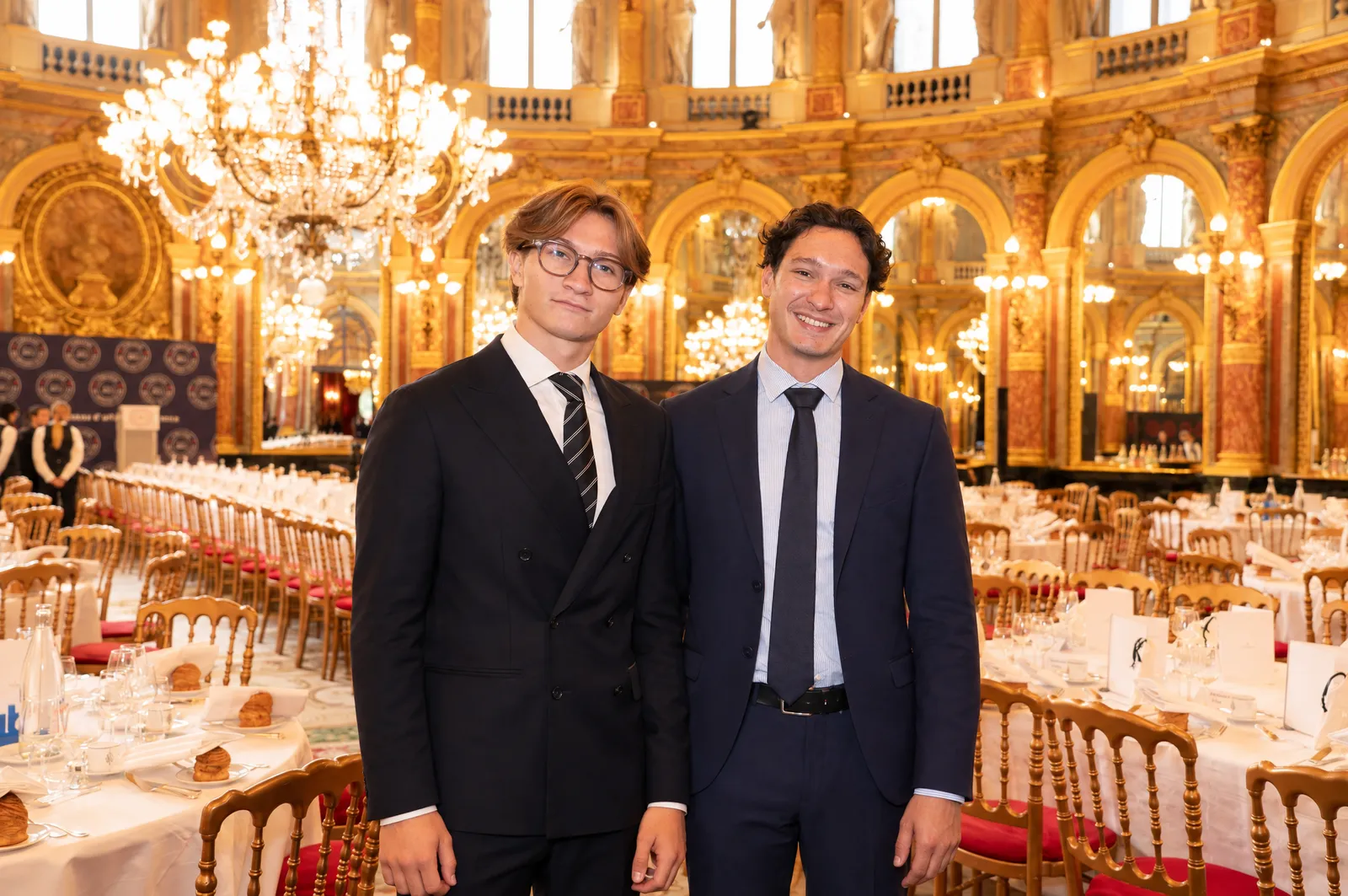 Pierre-Louis Mercier et Mathieu au dîner du Chinese Business Club